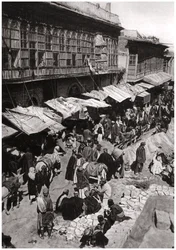 El mercado Sheikh Gazal en Ashar, Basora, Irak, 1925
