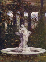 Una hermosa fuente en Berlín