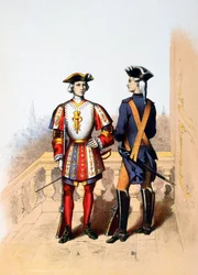 Guardia real del rey y caballero, siglo XVIII 1887