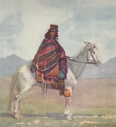 Un indio araucano, 1916