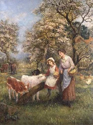 En el huerto