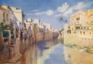 Orihuela en el río Segura