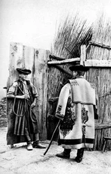 Un rey pastor y su lugar de residencia, Hungría, 1922