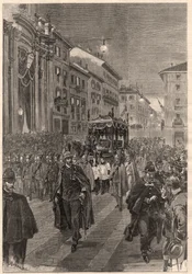 Verdi, Giuseppe: procesión fúnebre, Milán, 26 de febrero de 1901