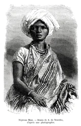 La mujer negra Mina, Brasil, siglo XIX