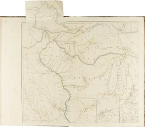 Mapa de los Estados Unidos de América del Norte