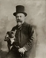 Retrato del escritor Henri Gauthier , Villars (foto)