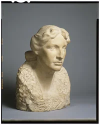 Busto retrato de Anna Hyatt Vaughan, c.1905