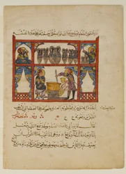 Preparando Medicina de Miel, de un Manuscrito Disperso