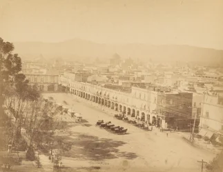 Vistas Mexicanas. Mexico, Mercaderes Portal.