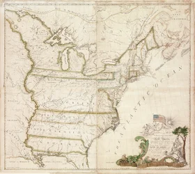 Primer mapa nacional de América, 1784