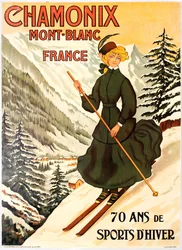 Chamonix Mont Blanc 70 años de deportes de invierno