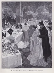 Noche en un Restaurante Elegante en París