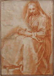 Mujer sentada con niño