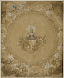 La Virgen en gloria