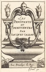 Frontispicio para "Los Penitentes" de Callot