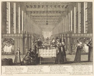 La enfermería del Hôpital de la Charité de París
