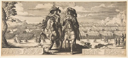 Las fuerzas francesas: Luis XIII y Gastón de Orleans, ca. 1630