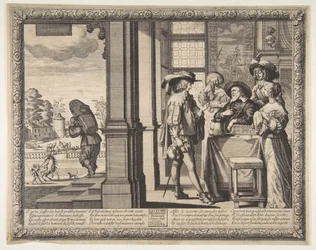 El hijo pródigo deja el hogar, ca. 1636