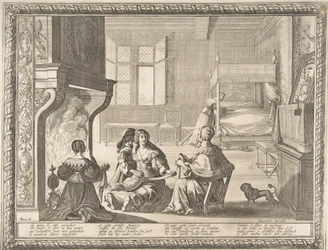 Visita de la niñera, 1633
