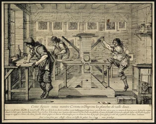 Taller de un Grabador, 1642