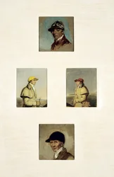 Estudios de jinetes
