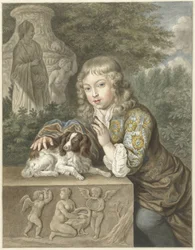 Niño con perro
