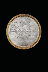 Dos globos terráqueos y celestes excepcionales, sostenidos por Hércules y Atlas, Augsburgo, 1697-99