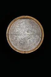 Dos globos terráqueos y celestes excepcionales, sostenidos por Hércules y Atlas, Augsburgo, 1697-99