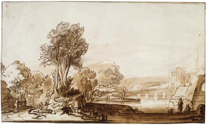 Una puerta al castillo, siglo XVII