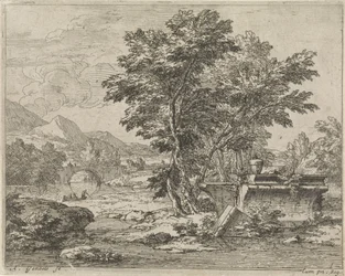 Paisaje con una ruina clásica Paisajes (título de la serie)