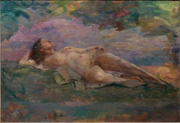 Desnudo recostado sobre la espalda