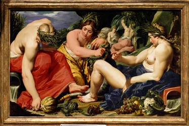 El origen de la cornucopia, c.1619 (óleo sobre lienzo)