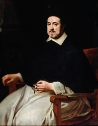 Retrato del obispo de Amberes Ambrosius Cappelus, siglo XVII