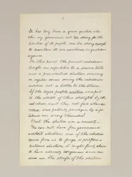 Manuscrito autógrafo del discurso de victoria electoral de Lincoln como Presidente, pronunciado en Washington D.C., desde la ventana de la Casa Blanca la noche del 10 de noviembre