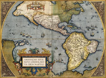Un mapa de América, 1612