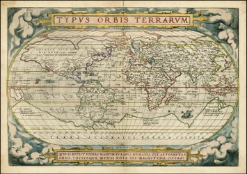 Abraham Ortelius Orbis Terrarum PublicaciónAmberes 1572
