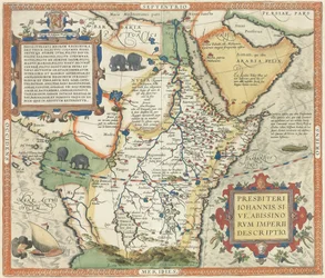 Mapa de África y la Península Arábiga