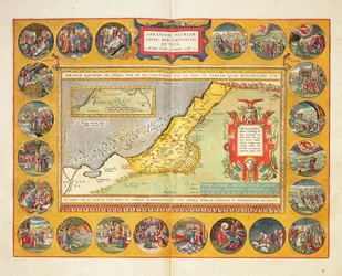 Las peregrinaciones de Abraham, de «Theatrum Orbis Terrarum», 1603