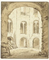 Vista de la capilla del Valkhof en Nimega