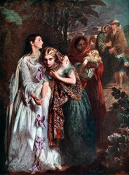 La huida de Lucknow, 1858, c. 1920
