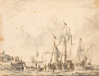 Barcos junto a un embarcadero