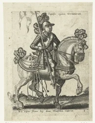 Jinete alemán con armadura