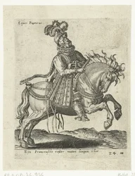 Jinete francés con pistola