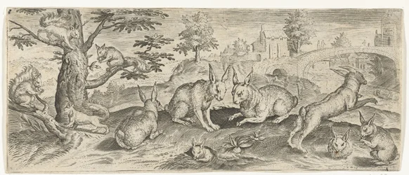 Ardillas y Conejos Animales (título de la serie)
