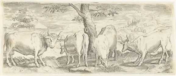 Vacas, un toro y un buey Animales (título de la serie)