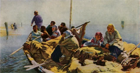 En el río Oka, 1890, 1965