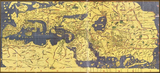 Copia del "Kitab Rudjdjar" o "Tabula Rogeriana" de 1154