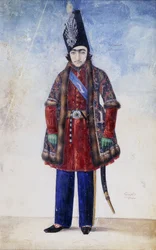 Retrato del joven Nasr al-Din Shah, c.1845-6