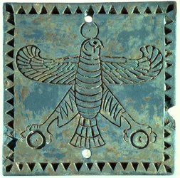 Azulejo que representa un águila, 500-480 a.C.